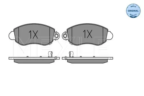 MEYLE Brake Pad Set, disc brake (025 235 7718/W)