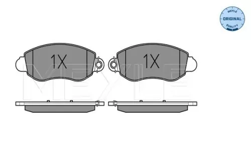 MEYLE Brake Pad Set, disc brake (025 235 7718/W)