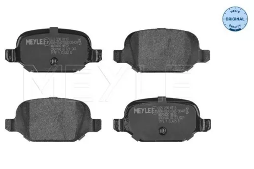 MEYLE Brake Pad Set, disc brake (025 236 0113)