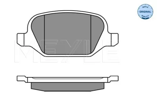 MEYLE Brake Pad Set, disc brake (025 236 0113)