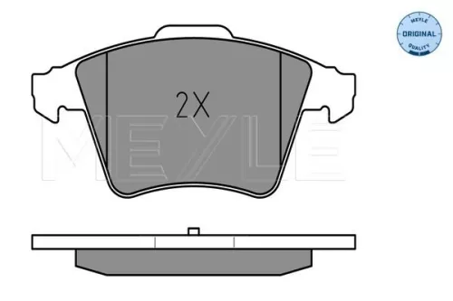 MEYLE Brake Pad Set, disc brake (025 237 4618/W)