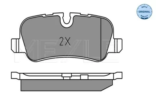 MEYLE Brake Pad Set, disc brake (025 241 9217)