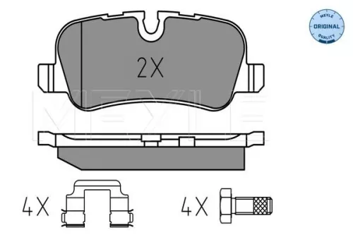 MEYLE Brake Pad Set, disc brake (025 241 9217)