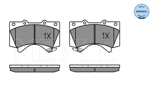 MEYLE Brake Pad Set, disc brake (025 243 8618/W)