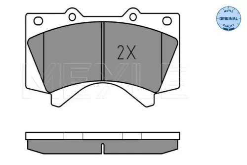 MEYLE Brake Pad Set, disc brake (025 243 8618/W)