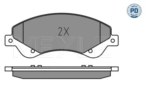 MEYLE Brake Pad Set, disc brake (025 244 8518/PD)