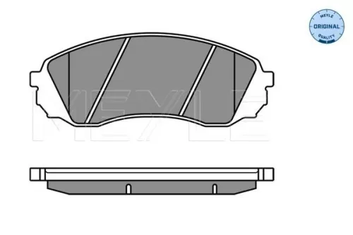MEYLE Brake Pad Set, disc brake (025 245 9717/W)
