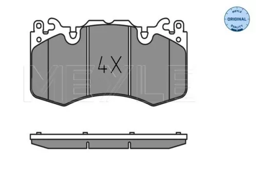 MEYLE Brake Pad Set, disc brake (025 246 5916)