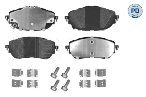 MEYLE Brake Pad Set, disc brake (025 256 9819/PD)