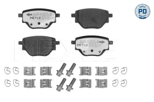 MEYLE Brake Pad Set, disc brake (025 261 9518/PD)