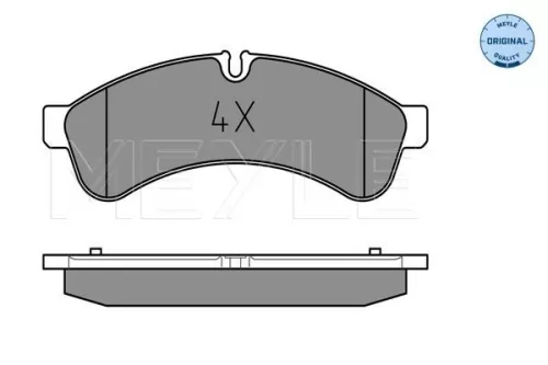 MEYLE Brake Pad Set, disc brake (025 292 3122)