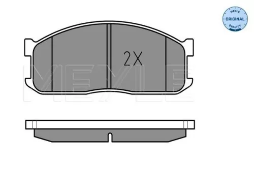 MEYLE Brake Pad Set, disc brake (025 200 0215/W)