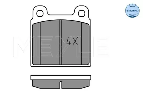 MEYLE Brake Pad Set, disc brake (025 200 1115)
