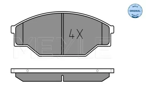 MEYLE Brake Pad Set, disc brake (025 211 5815)