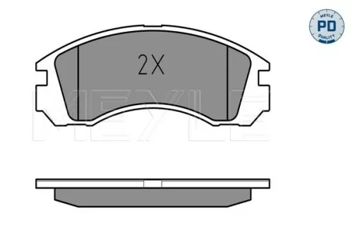 MEYLE Brake Pad Set, disc brake (025 213 6315/PD)