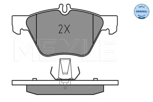 MEYLE Brake Pad Set, disc brake (025 216 7020)