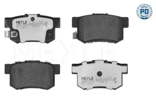 MEYLE Brake Pad Set, disc brake (025 217 1914/PD)
