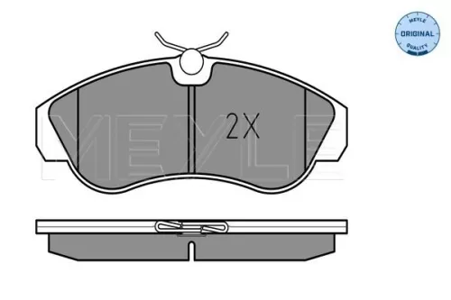 MEYLE Brake Pad Set, disc brake (025 217 9919/W)