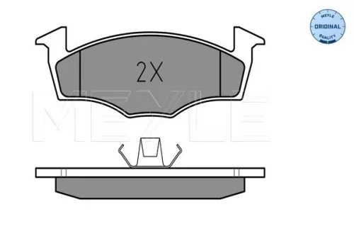 MEYLE Brake Pad Set, disc brake (025 218 6817/W)