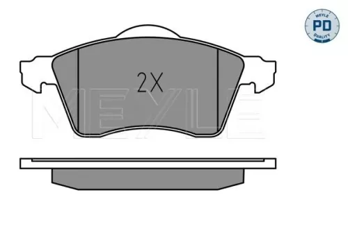 MEYLE Brake Pad Set, disc brake (025 218 8519/PD)