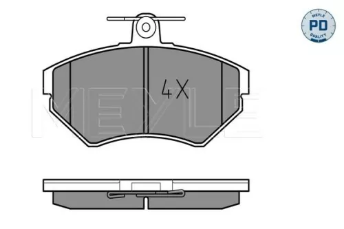 MEYLE Brake Pad Set, disc brake (025 219 4516/PD)