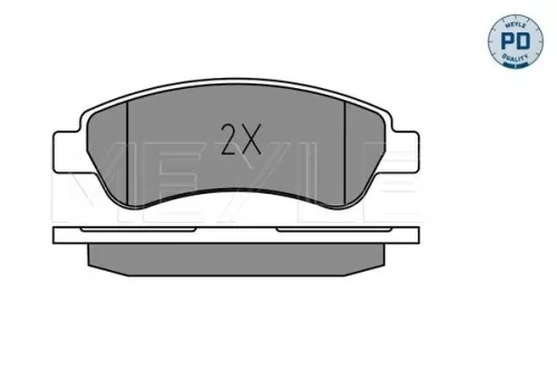 MEYLE Brake Pad Set, disc brake (025 220 4119/PD)