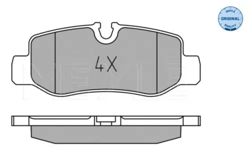 MEYLE Brake Pad Set, disc brake (025 221 0118)