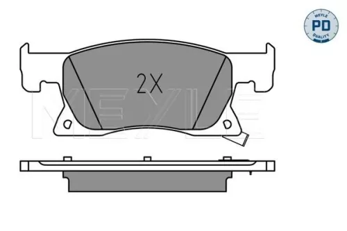 MEYLE Brake Pad Set, disc brake (025 223 4220/PD)