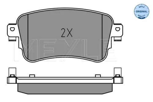 MEYLE Brake Pad Set, disc brake (025 225 8818)