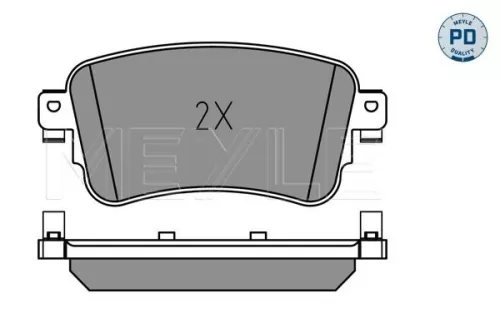 MEYLE Brake Pad Set, disc brake (025 225 8818/PD)