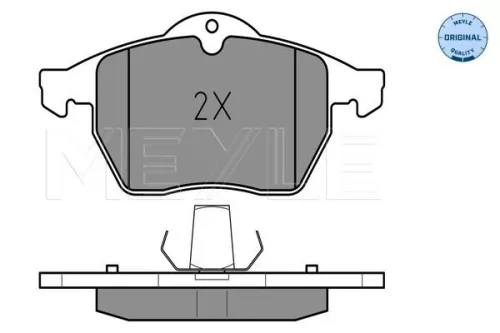 MEYLE Brake Pad Set, disc brake (025 231 1619/W)