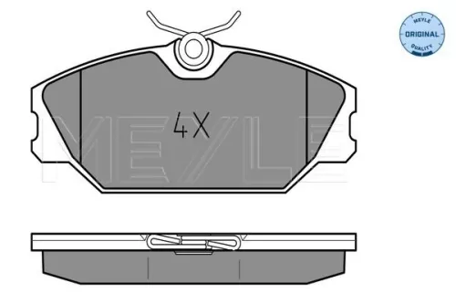 MEYLE Brake Pad Set, disc brake (025 231 7218)