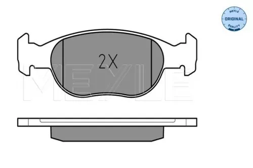 MEYLE Brake Pad Set, disc brake (025 231 8118)