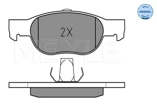 MEYLE Brake Pad Set, disc brake (025 231 8118)