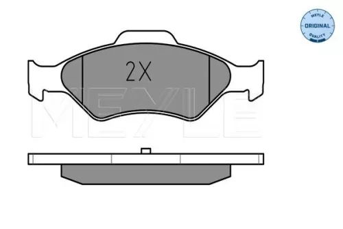 MEYLE Brake Pad Set, disc brake (025 232 0018)