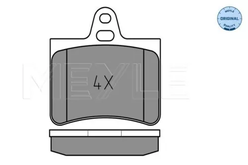 MEYLE Brake Pad Set, disc brake (025 233 0515)
