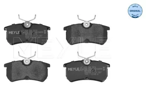 MEYLE Brake Pad Set, disc brake (025 233 5314)