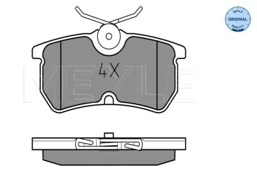 MEYLE Brake Pad Set, disc brake (025 233 5314)