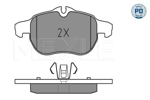 MEYLE Brake Pad Set, disc brake (025 234 0220/PD)
