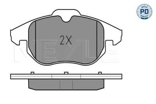 MEYLE Brake Pad Set, disc brake (025 234 0220/PD)