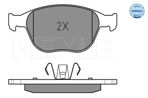 MEYLE Brake Pad Set, disc brake (025 234 4017)
