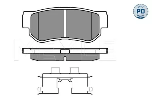 MEYLE Brake Pad Set, disc brake (025 235 4314/PD)