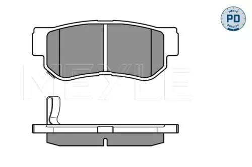MEYLE Brake Pad Set, disc brake (025 235 4314/PD)