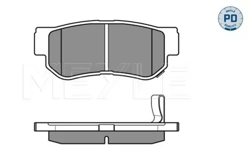MEYLE Brake Pad Set, disc brake (025 235 4314/PD)