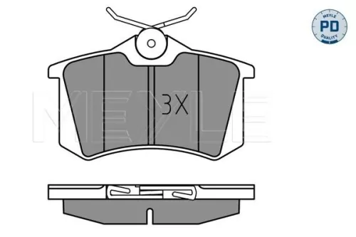 MEYLE Brake Pad Set, disc brake (025 235 5417/PD)