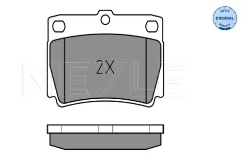 MEYLE Brake Pad Set, disc brake (025 235 9315/W)
