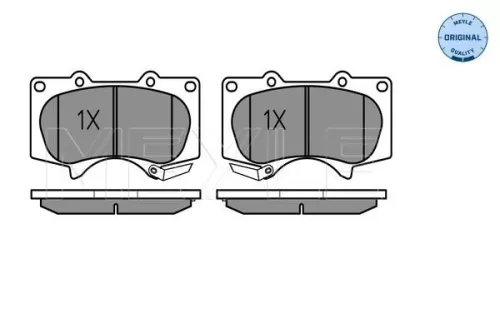 MEYLE Brake Pad Set, disc brake (025 240 2417/W)