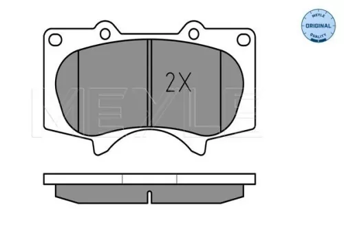 MEYLE Brake Pad Set, disc brake (025 240 2417/W)