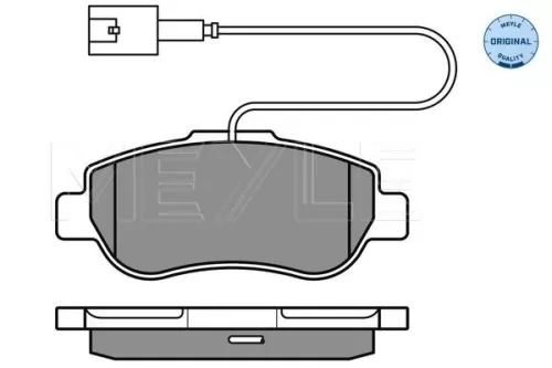 MEYLE Brake Pad Set, disc brake (025 240 7217/W)