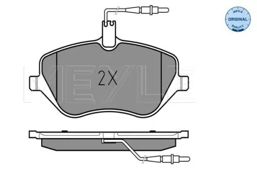 MEYLE Brake Pad Set, disc brake (025 241 3317/W)